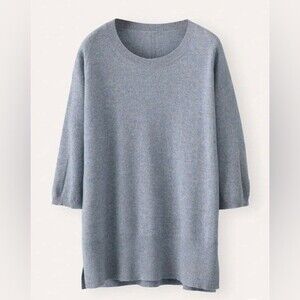 POETRY Women’s SCOOP-NECK TUNIC.  Pure 100% cashmere size 8. EUC! 😍😍😍